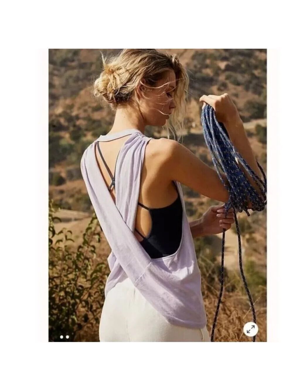 Free People No sweat tank Fear Less